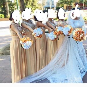 Peach Bridesmaid Dress